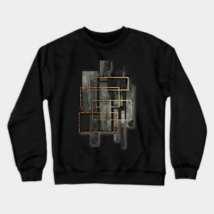 Abstract unique geometrical art design Crewneck Sweatshirt